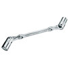 Swivel head wrench double ended 16x17 mm